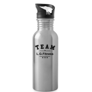 Gourde Chromée avec paille intégrée 600ml