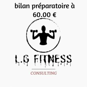 BILAN PREPARATOIRE COMPLET 60.00 EUROS