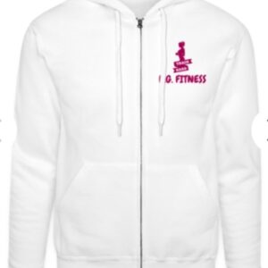 SWEAT ZIP CAPUCHE BLANC Femme
