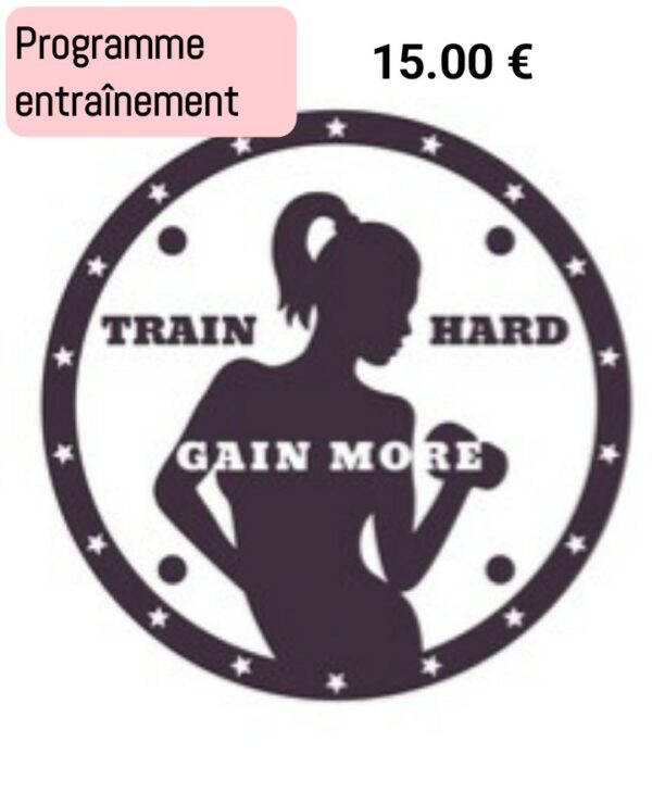 Programme entraînement 15.00 €