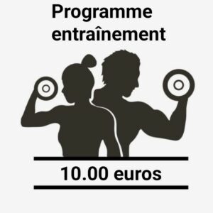 Programme entraînement 10.00 €