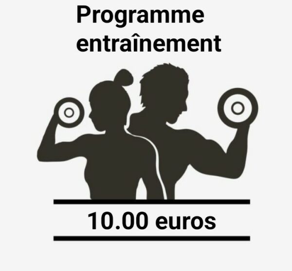 Programme entraînement 10.00 €
