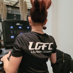 TEE-SHIRT FEMME BLACK LGFC matière synthétique