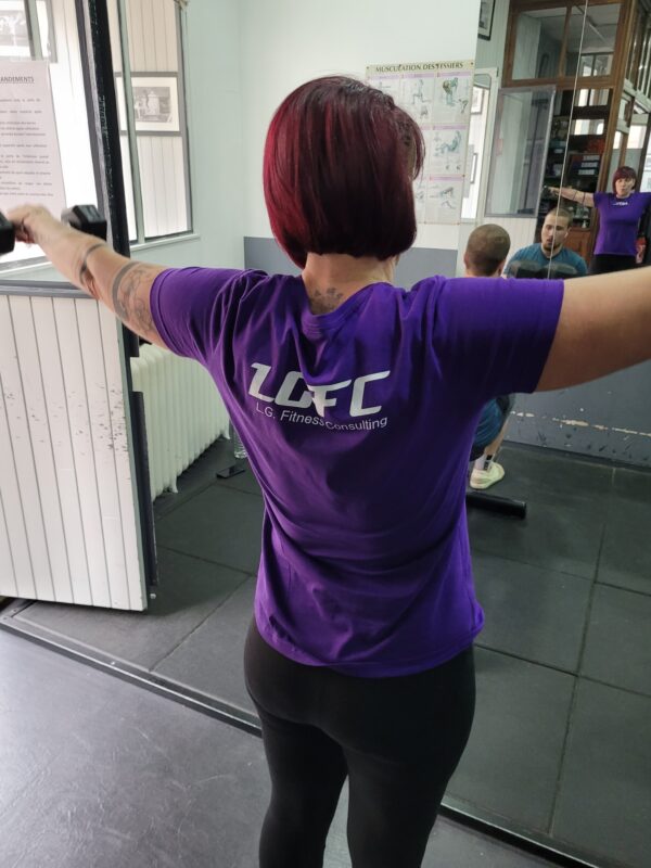 TEE-SHIRT FEMME VIOLET LGFC