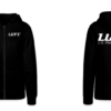 SWEAT ZIP CAPUCHE BIO noir femme LGFC