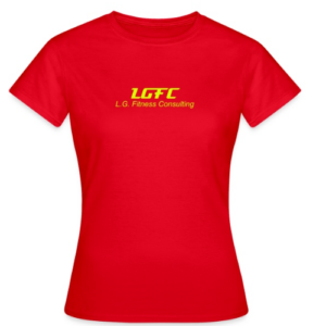 TEE-SHIRT FEMME ROUGE LGFC