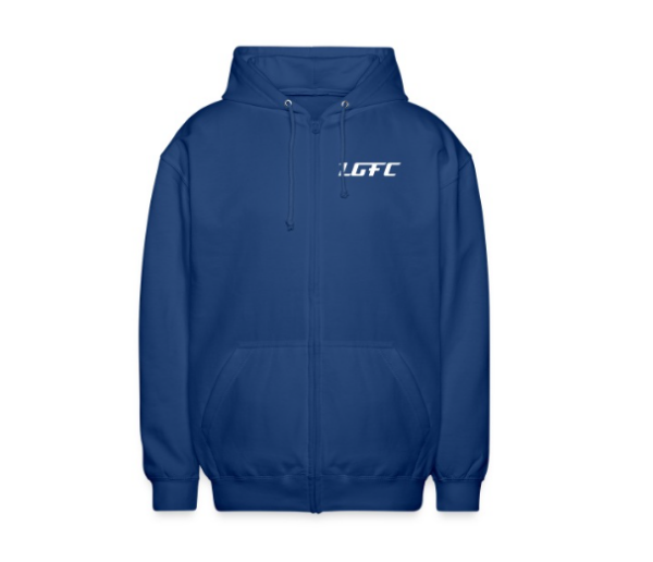 veste sweat à capuche LGFC bleu