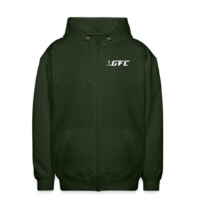 veste sweat à capuche LGFC verte