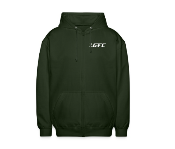 veste sweat à capuche LGFC verte