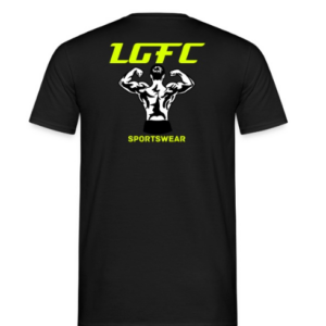 TEE SHIRT HOMME LFGC sportswear BODYBUILDER Noir/jaune