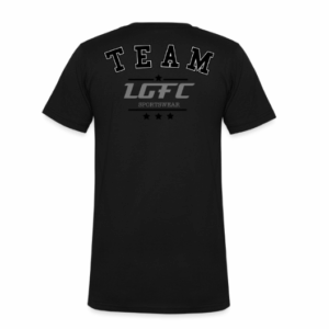 TEE SHIRT PREMIUM NOIR COL V TEAM LGFC