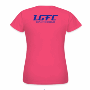 TEE SHIRT FEMME LGFC ROSE/BLEU