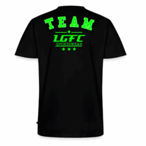 TEE SHIRT PREMIUM COL V TEAM LGFC NOIR/VERT